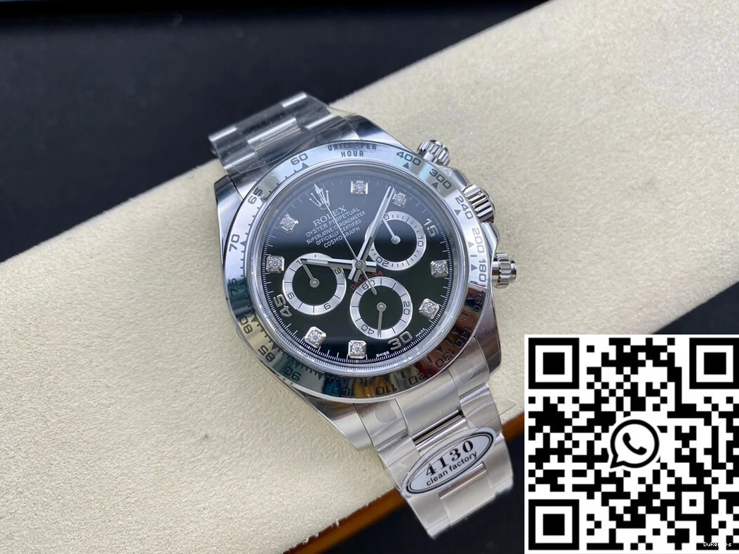 Rolex M116509-0055 Factory Dial Daytona Cosmograph Clean Black 0401